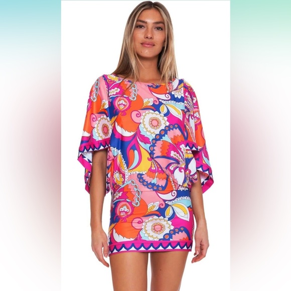 Trina Turk Other - Trina Turk Sevilla Cover Up Tunic Dress